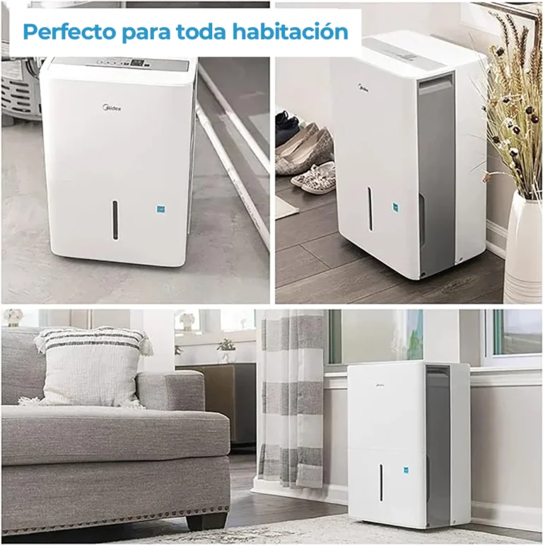 Deshumidificador ideal para eliminar la humedad de hogares y oficinas.